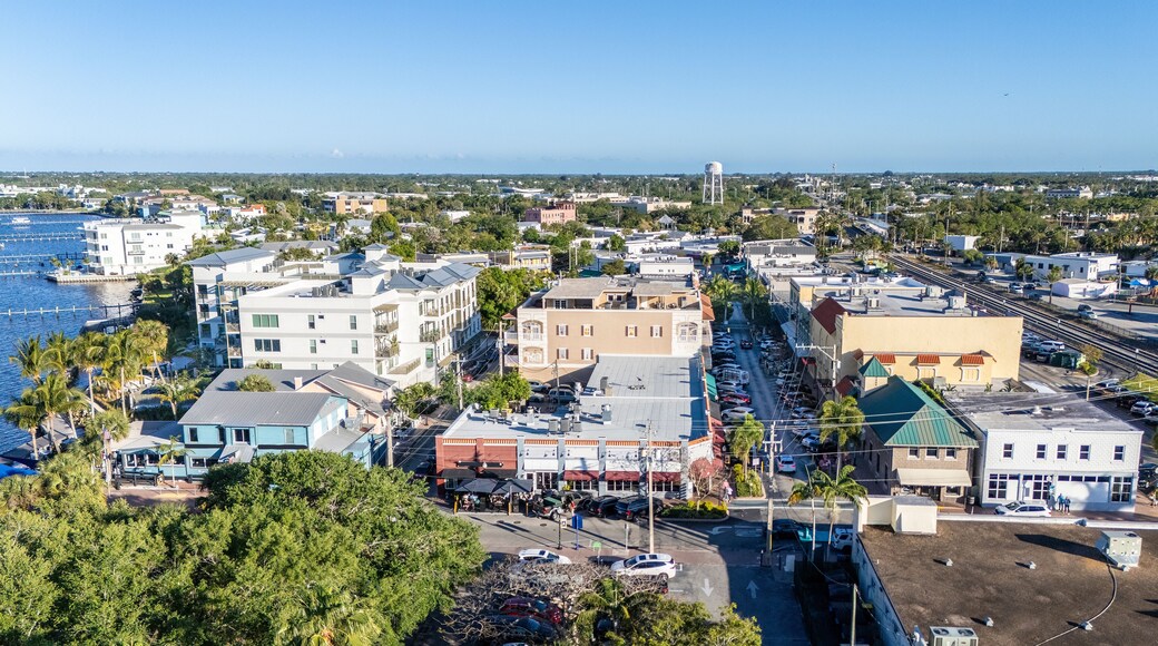 aerial view of downtown Stuart Florida