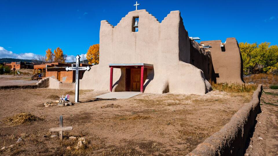 Historic San Lorenzo de Picuris Mission Church, New Mexico
