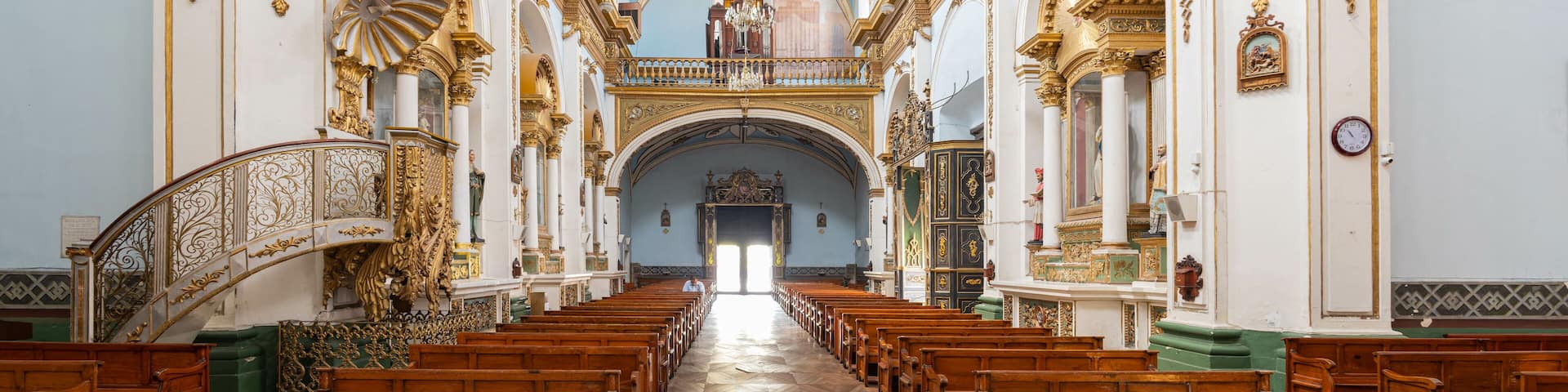 Interior view of the Templo de San Jose de Gracia