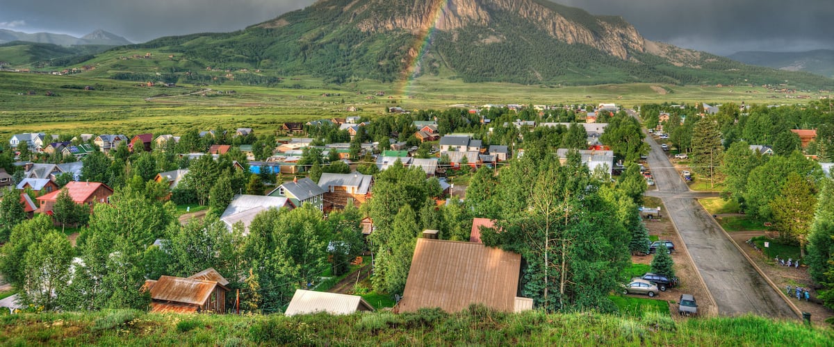 Crested Butte Town Rainbow