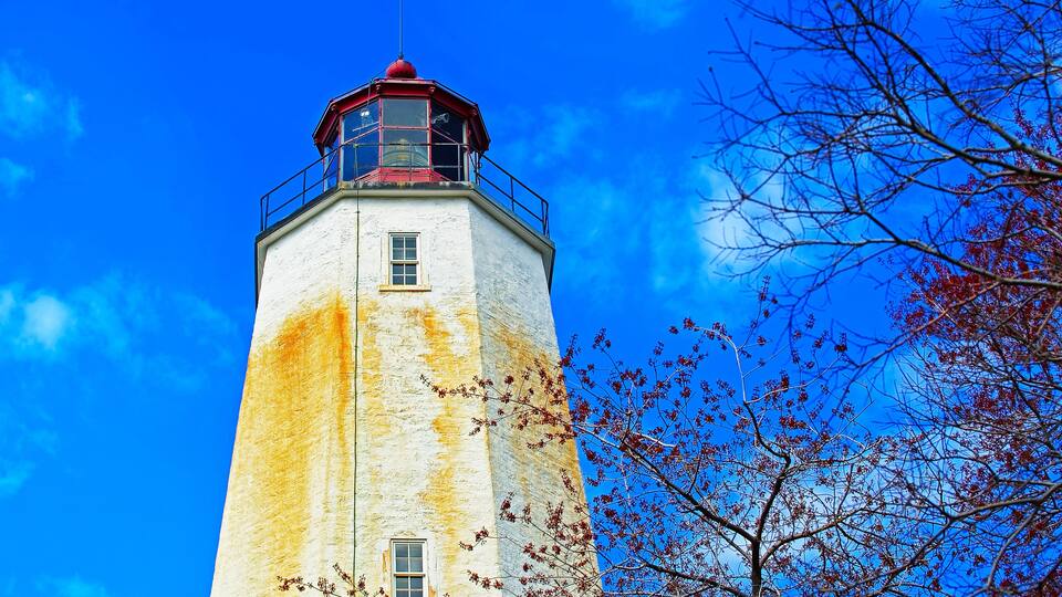 Sandy Hook Lighthouse reflex