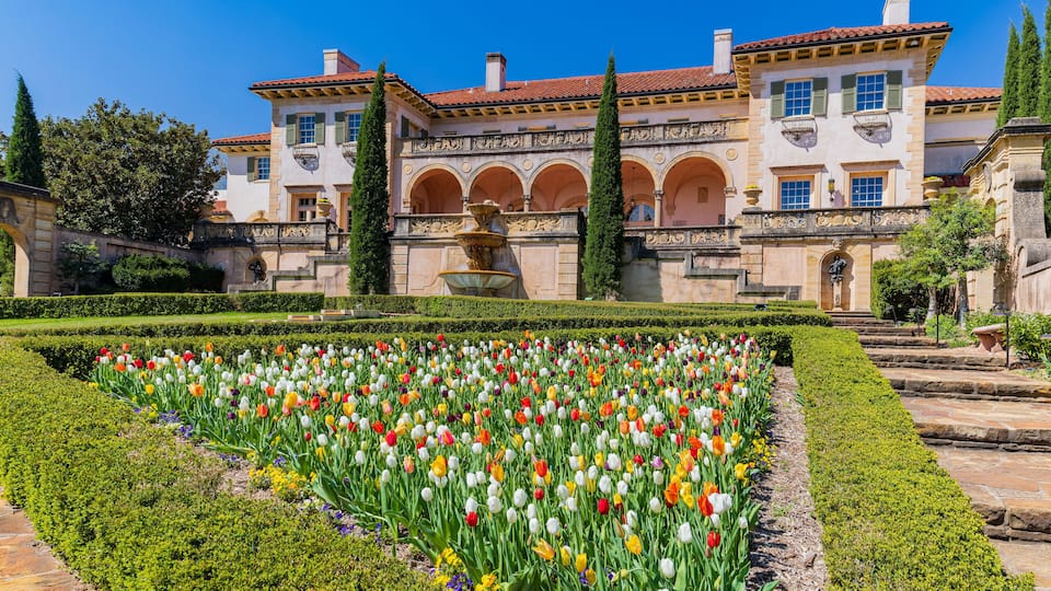 Beautiful landscape in the Philbrook Museum of Art