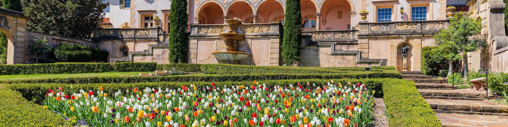 Beautiful landscape in the Philbrook Museum of Art