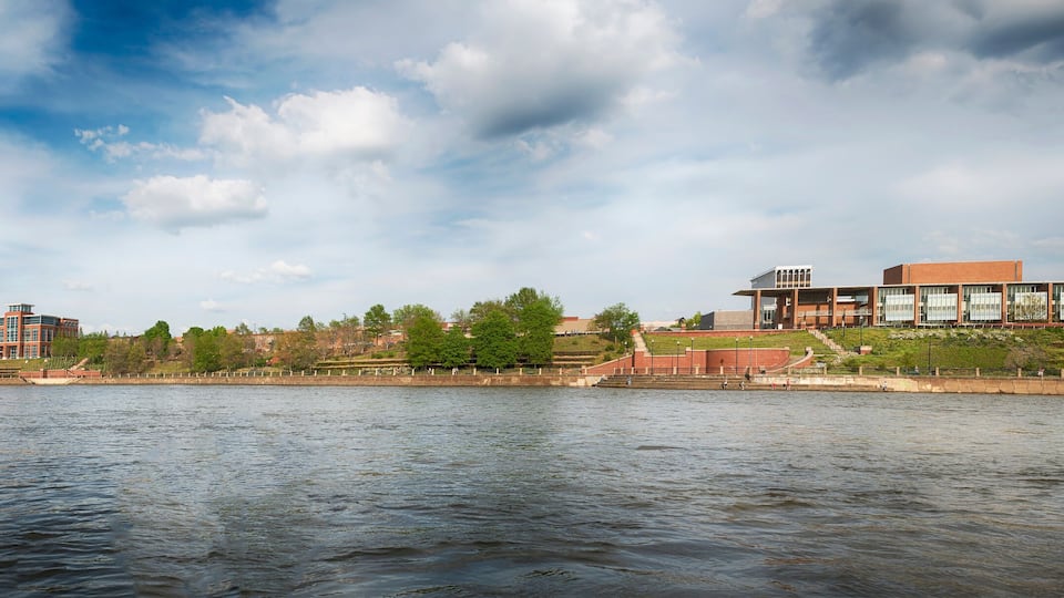 Columbus, Georgia, riverfront and downtown