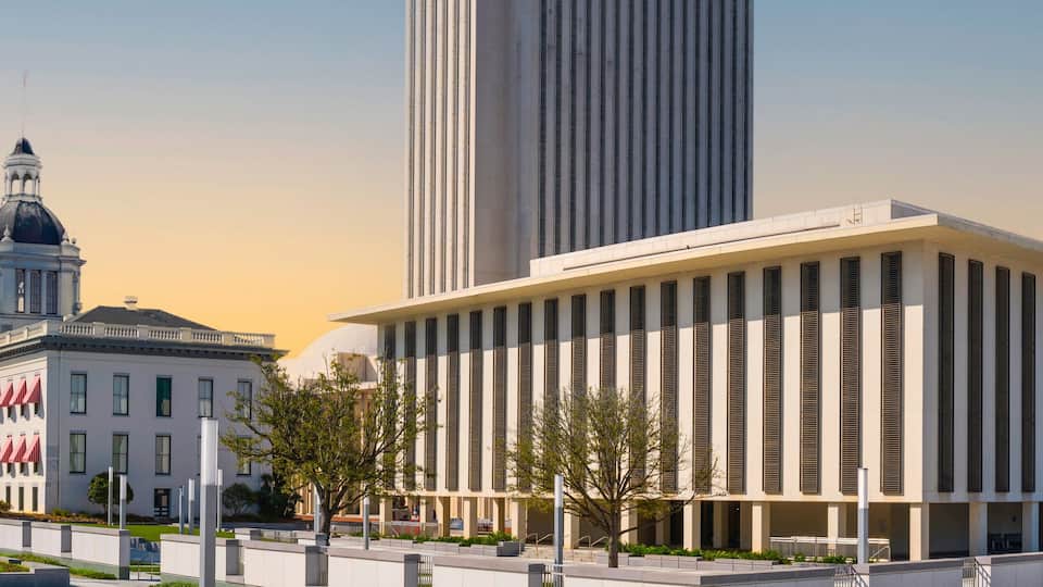 Florida State Capitol Buildings in Tallahassee