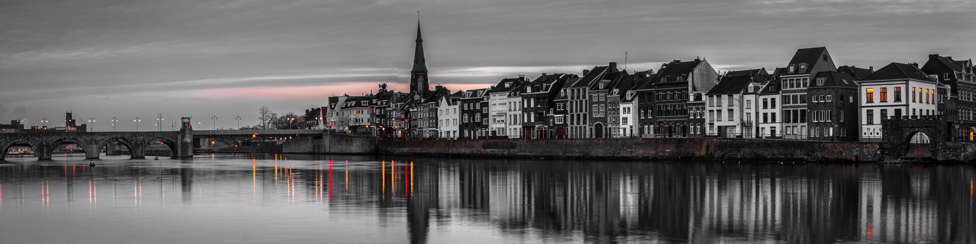 Historic Maastricht Cityscape with Iconic Landmarks