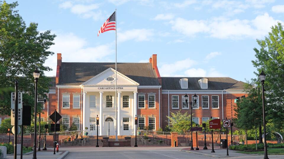 Cary Arts Center, cary downtown, north carolina