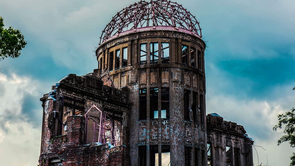 Hiroshima Peace Memorial, Atomic Bomb Dome. UNESCO. Hiroshima, Japan