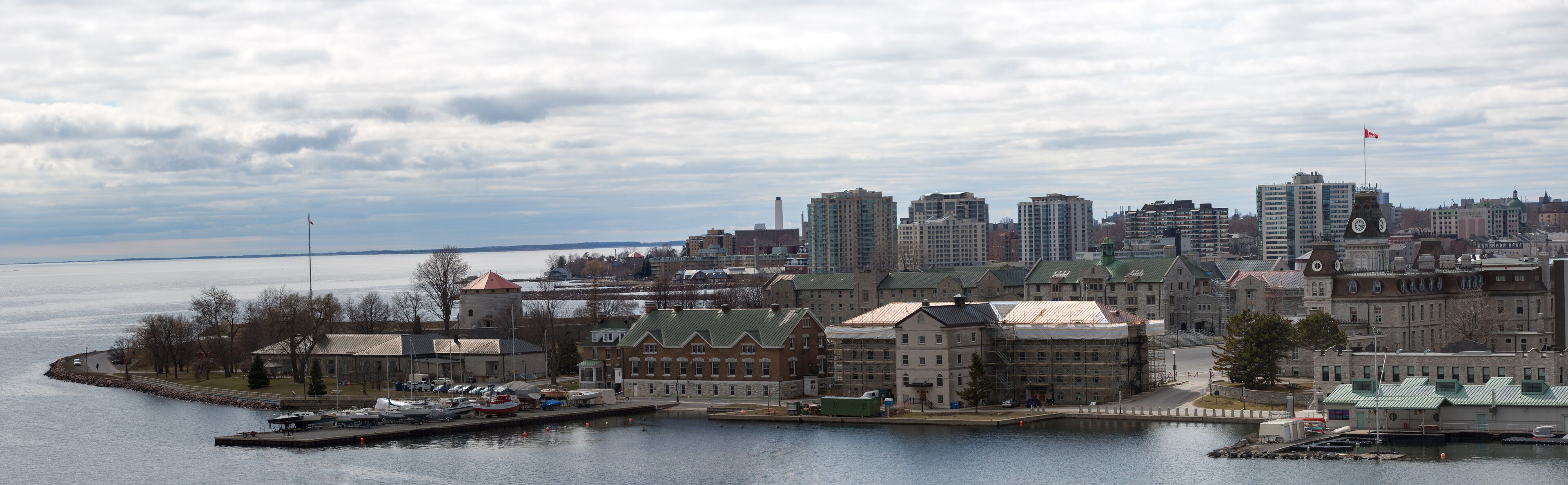 Panorama of Kingston Ontario is Known as the Limestone City