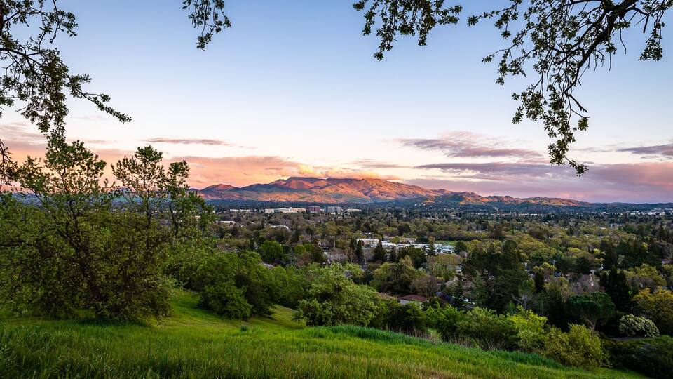 Dinosaur Hill Park at Sunset