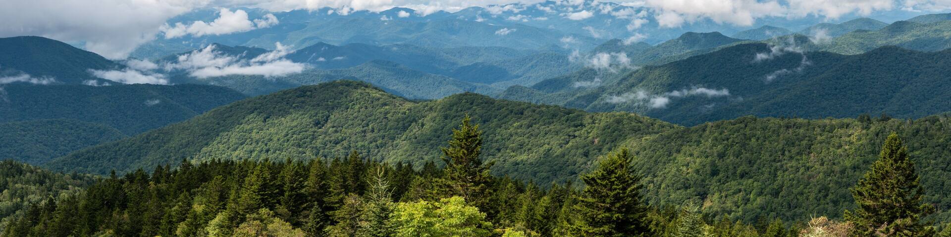 Appalachian Mountain View Along the Blue Ridge Parkway