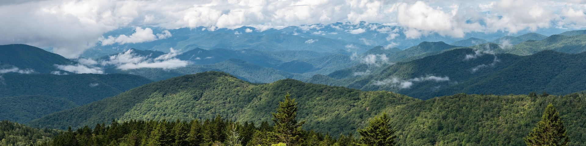 Appalachian Mountain View Along the Blue Ridge Parkway