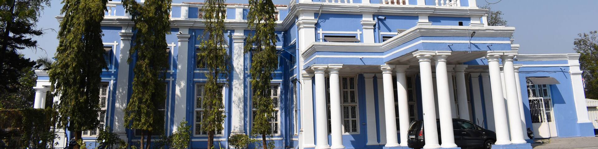 Main Facade of St. Mary's Church, Church of North India, Consecrated 3rd July 1825, Camp Pune, Maharashtra.