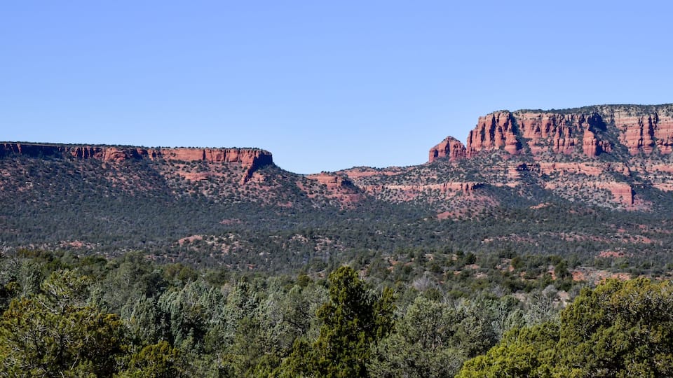 Desert mountain landscape panorama