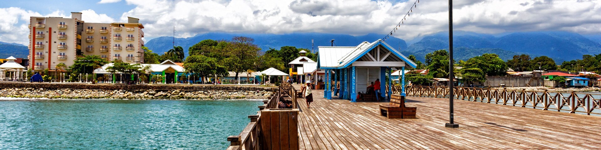 Port of la ceiba in Honduras
