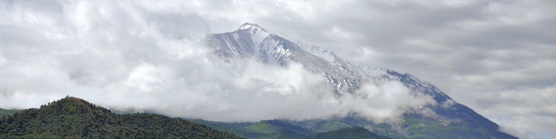 View of Mt Sopris near Carbondale, Colorado