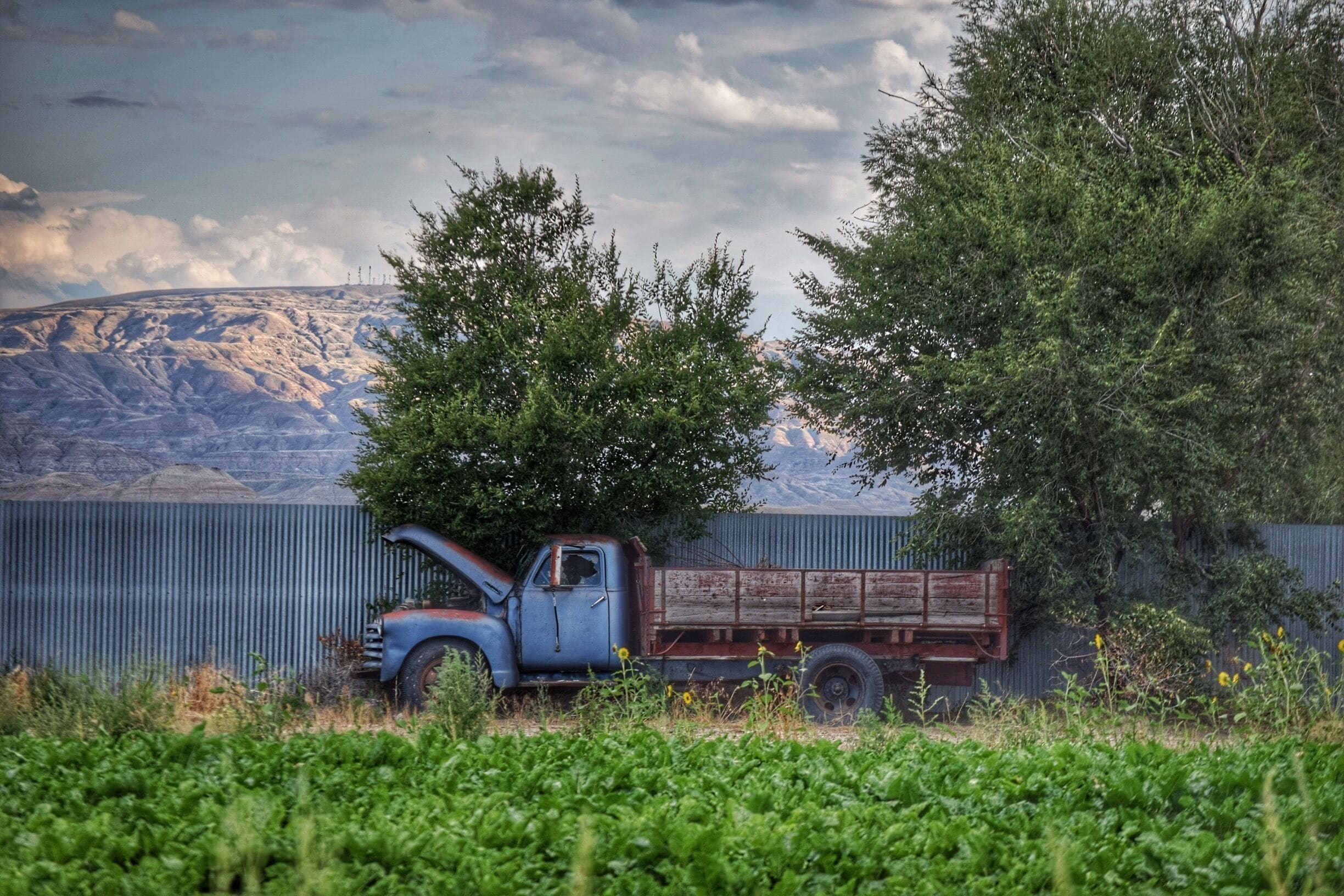 Took a little drive on the back roads when bringing  my kiddo to Powell for college. This is one of the coolest scenes I came across.