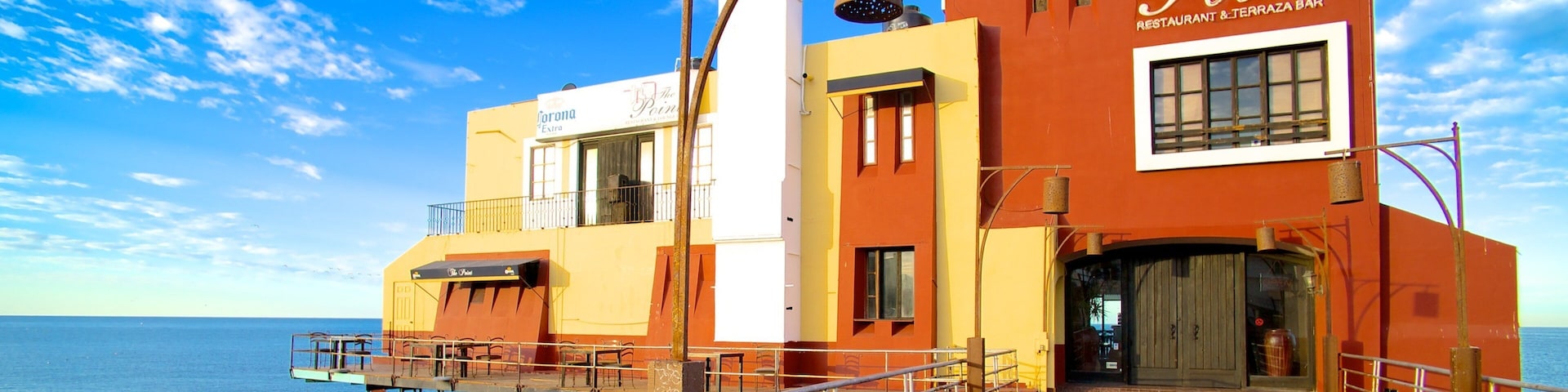 Puerto Penasco showing general coastal views and street scenes