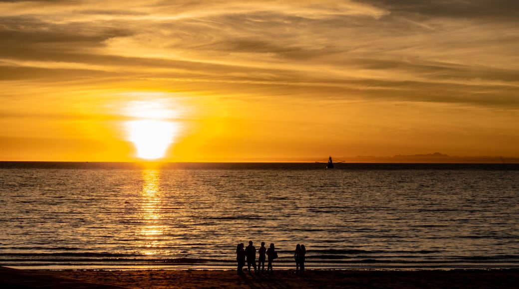 Beautiful Sunset Over The Sea Of Cortez (Gulf Of California) Near Puerto Penasco, Sonora, Mexico