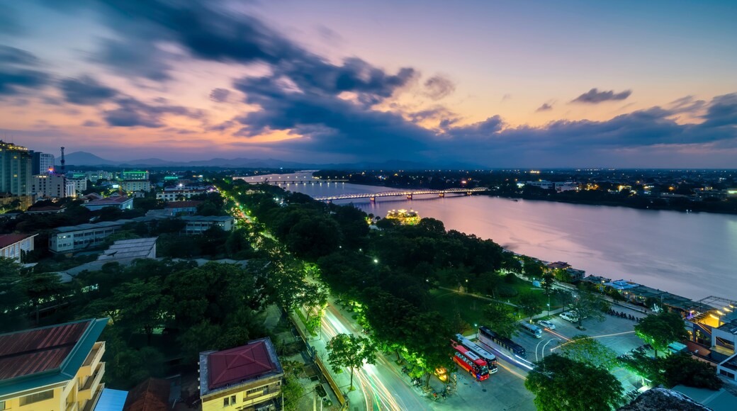 Truong Tien bridge in Hue, Vietnam