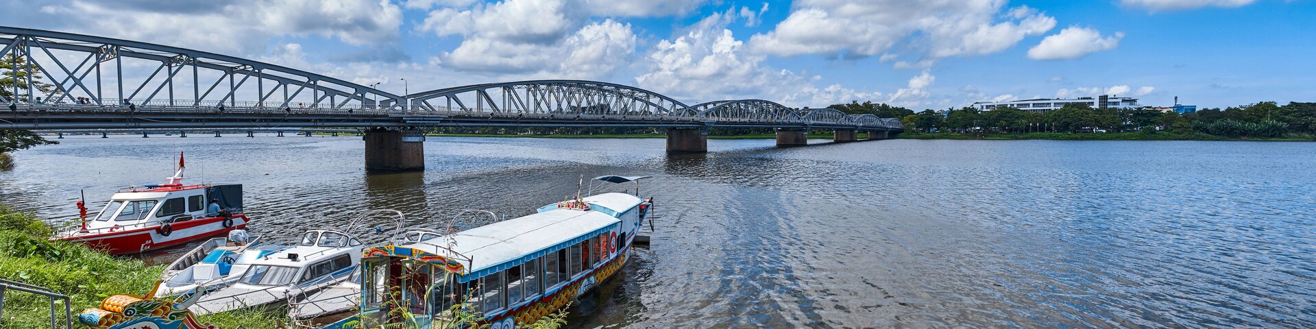 Cruise boat at Perfume river, Hue, Vietnam