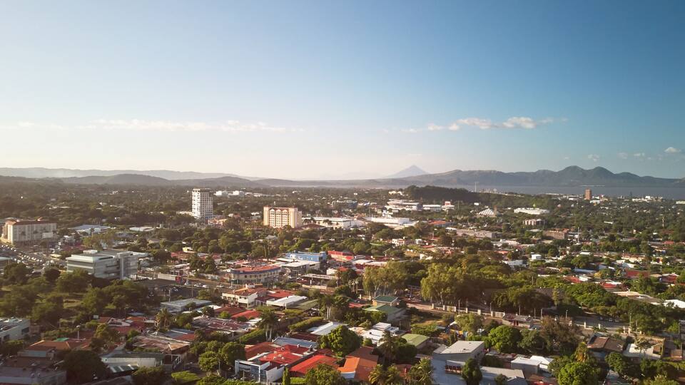 Panorama Managua cityscape