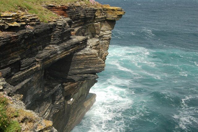Cliffs, North Hill RSPB reserve, Papa Westray