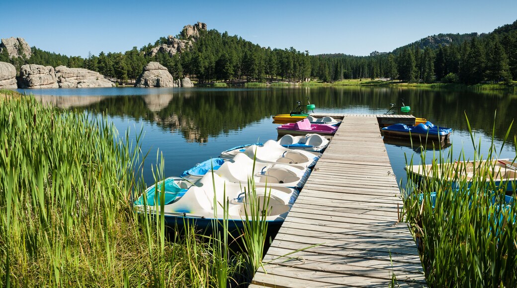 Sylvan Lake at SD Hwy 87 in Custer State Park, SD