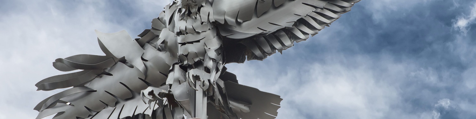National Harbor iron eagle detail