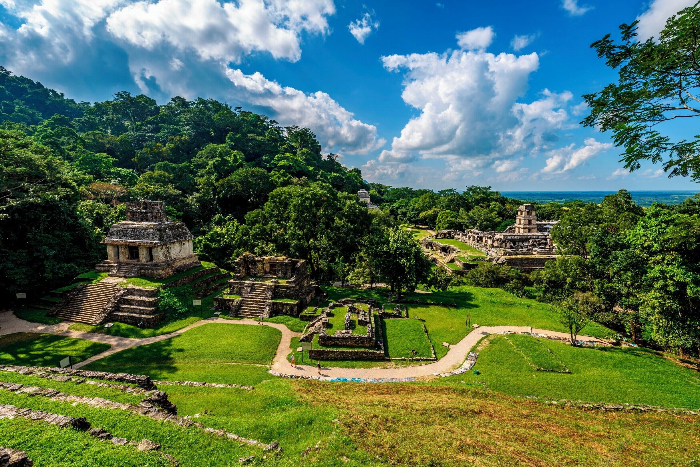 Ruins in Palenque.