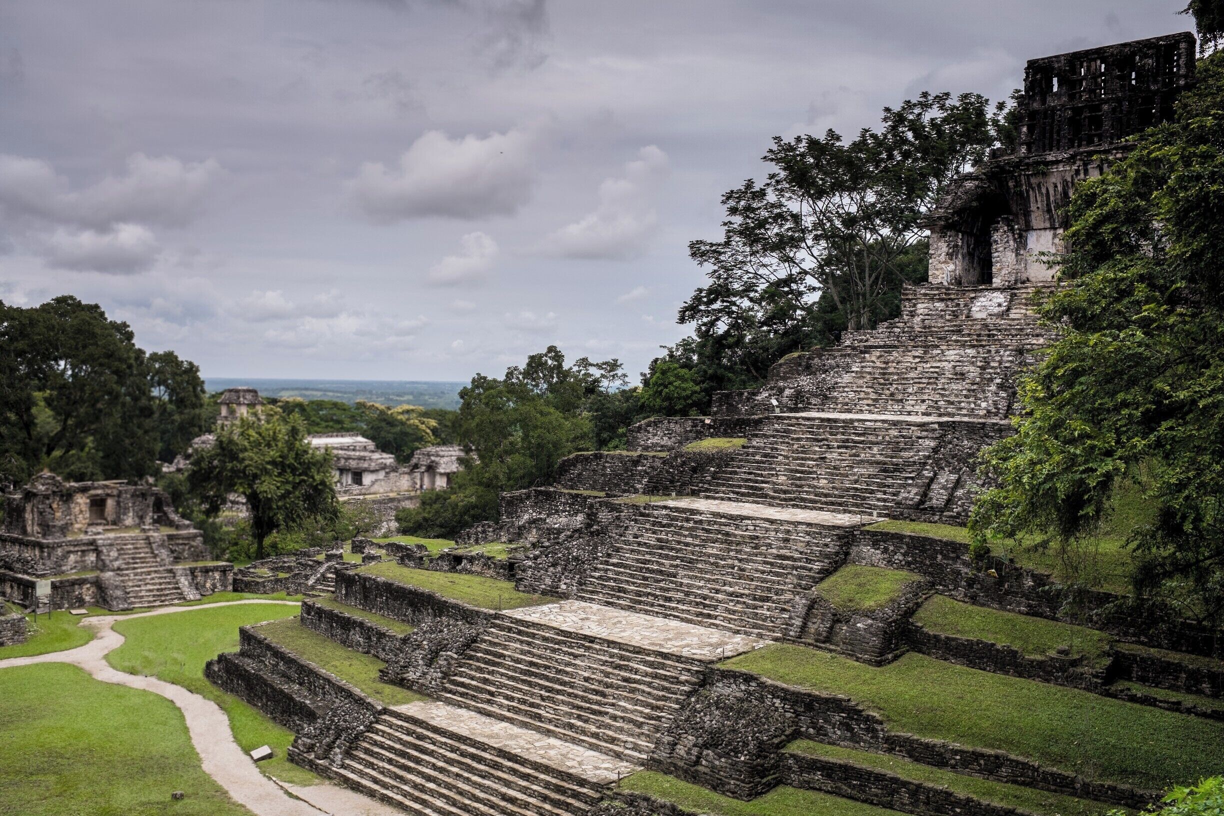  Ancient Mayan Marvels 🗿

Exploring the grounds of Palenque. The site is vast and perhaps on of the most studied due to the amount of inscriptions; however, archaeologists estimate that only 5% of the total city has been uncovered