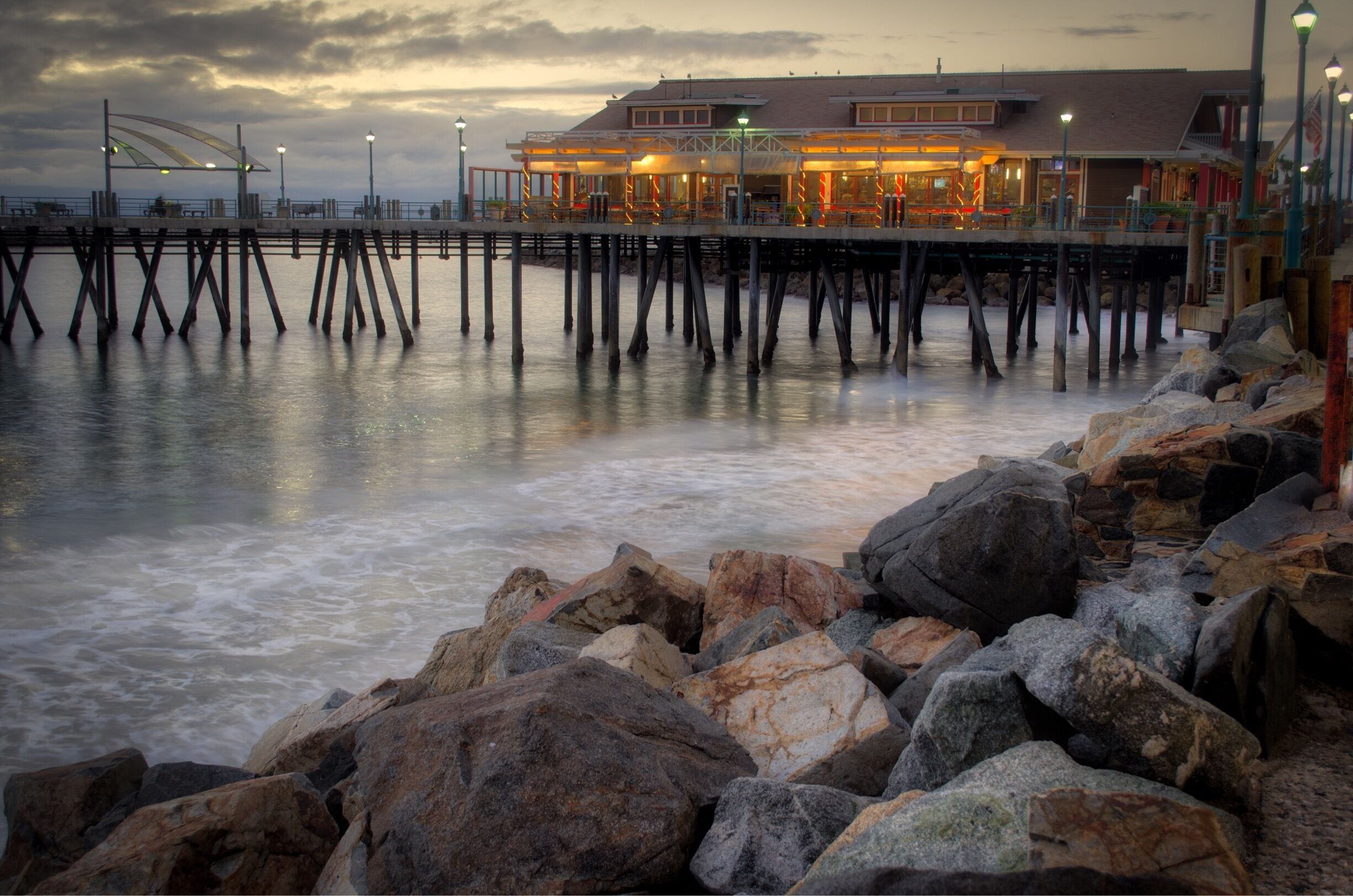 This was a first time visit for me.  I liked the pier quite a bit because it has a much more laid back vibe.  Not nearly as as busyother beaches in the area. 