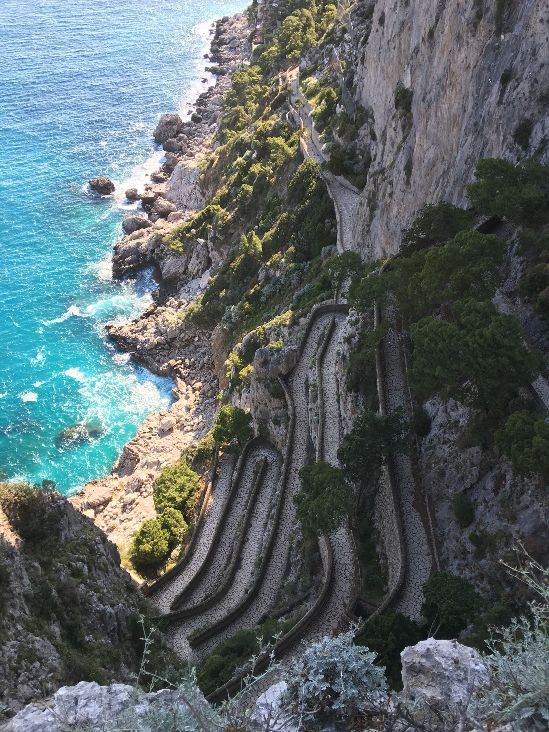 the most beautiful footpath - Via Krupp. #Calri