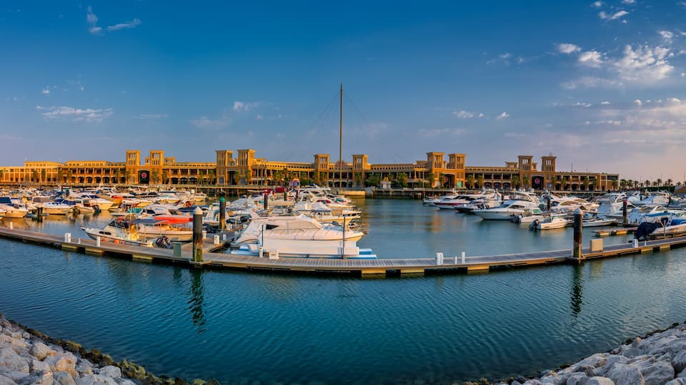 Beautiful shot of the Sharq Rise during the day