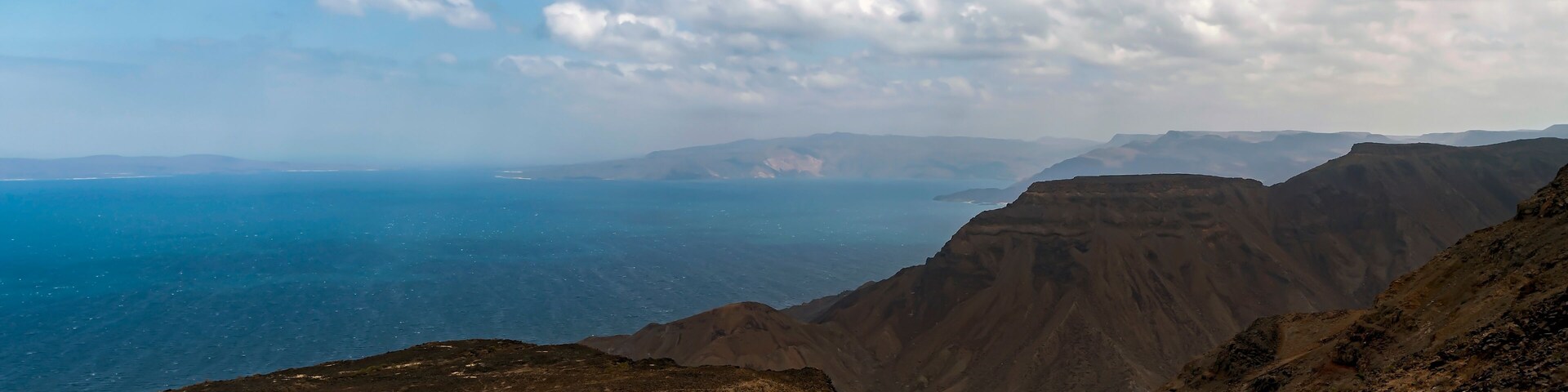 Gulf of Tadjoura and its Bay of Ghoubbet feed Lake Assal in Djibouti