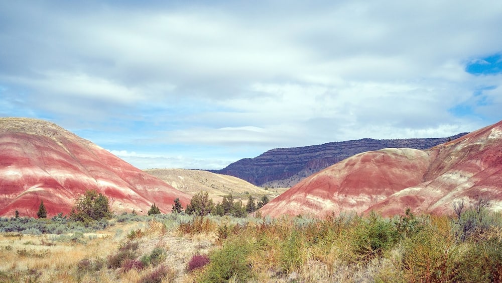 Pulchritudinous images in the polychromatic Painted Hills Unit of the John Day Fossil Beds. Listed as one of the seven wonders of Oregon. Located outside the Quaint town of Mitchell in Wheeler County