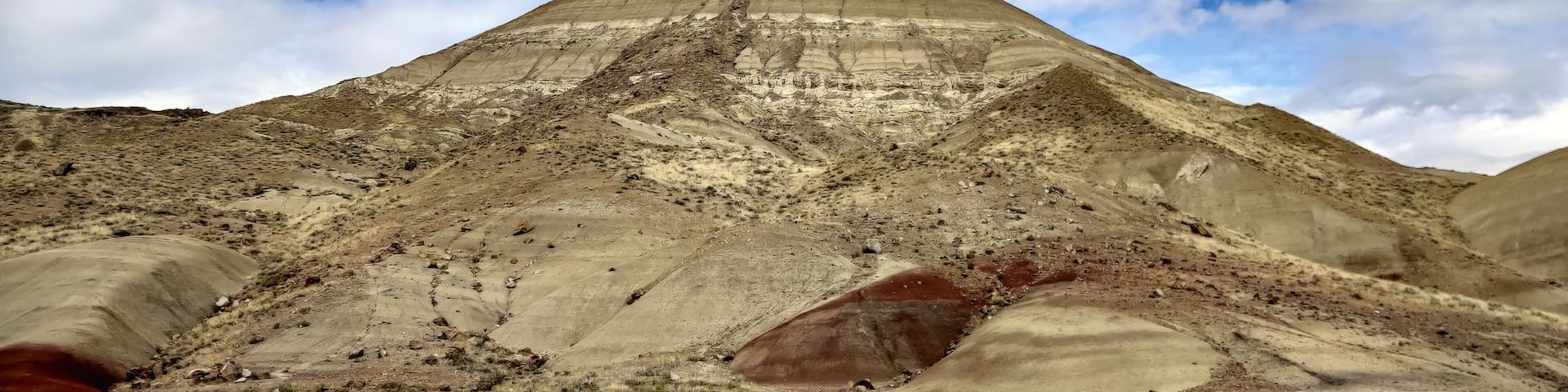 Panoramic stylish images of the Painted Hills Unit at the John Day Fossil Beds. Listed as one of the seven wonders of Oregon. Located outside the rustic town of Mitchell in Wheeler County.