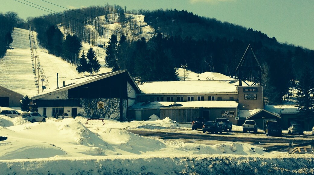 Hardly anyone here! Great way to spend a week day, skiing and tubing!