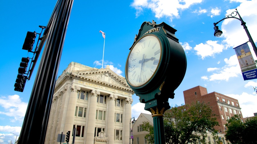 Pittsfield featuring a city