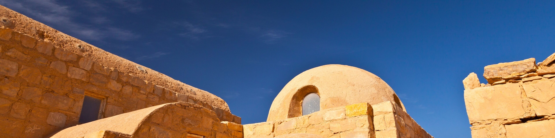 Castillo del desierto Amra. Jordania, Oriente Medio