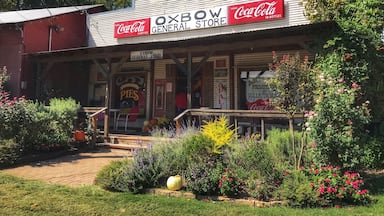 Nestled along the banks of Caddo Creek in Old Town Palestine, Oxbow Bakery is a slice of old-timey heaven that serves a wickedly sinful slice of pie. Well worth the 350 mile motorcycle ride!