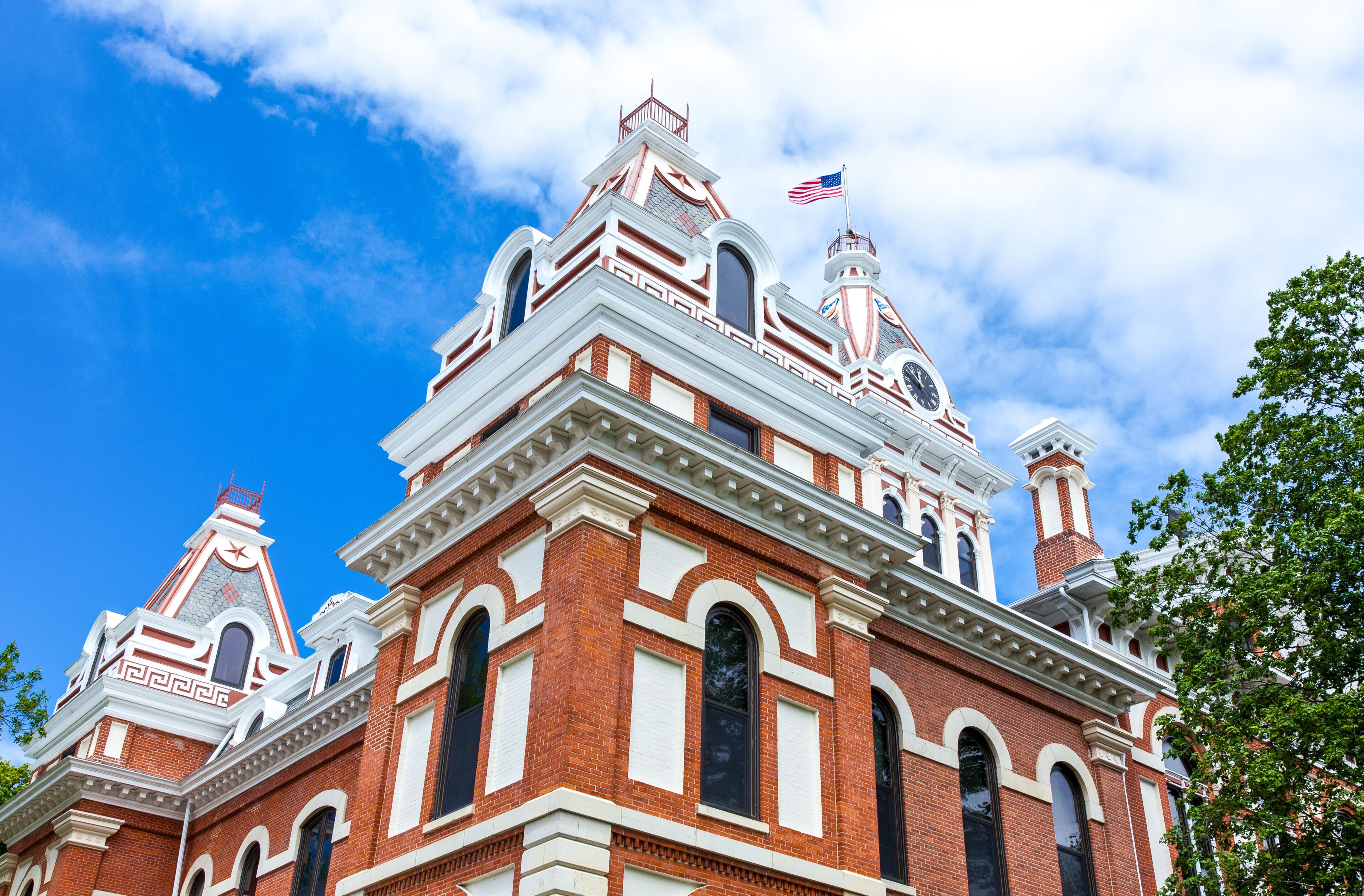 U.S.A. Illinois, Route 66, Pontiac, the Court House