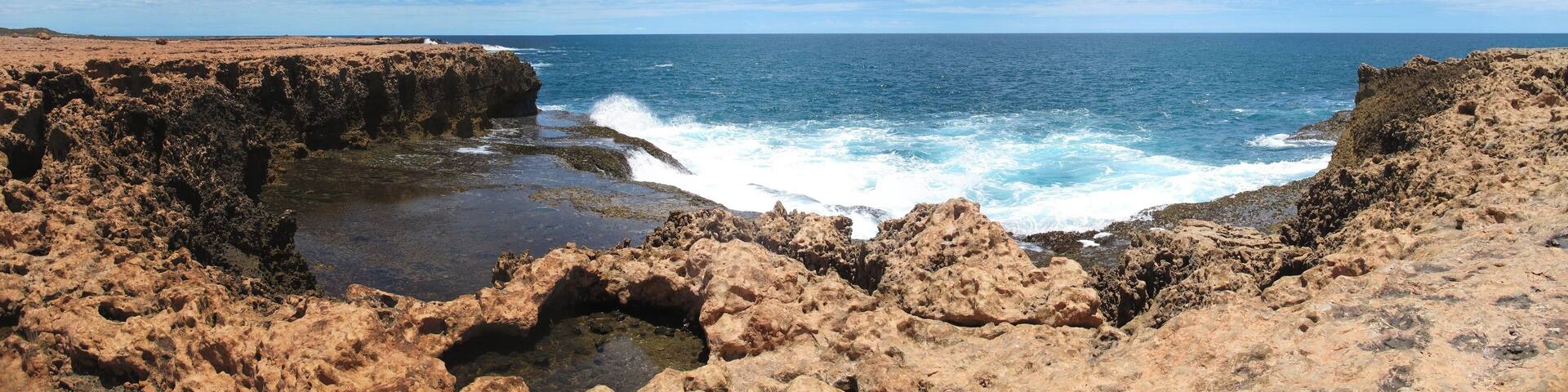 Blow holes at Gnaraloo Station, Western Australia