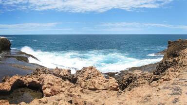 Blow holes at Gnaraloo Station, Western Australia