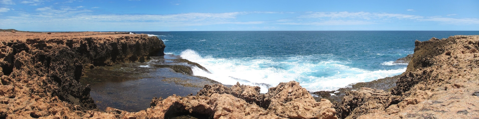 Blow holes at Gnaraloo Station, Western Australia
