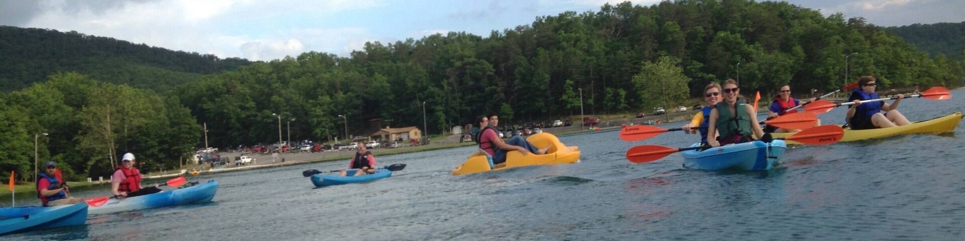 Kayak rentals are $7/hr or 11 for 2hours