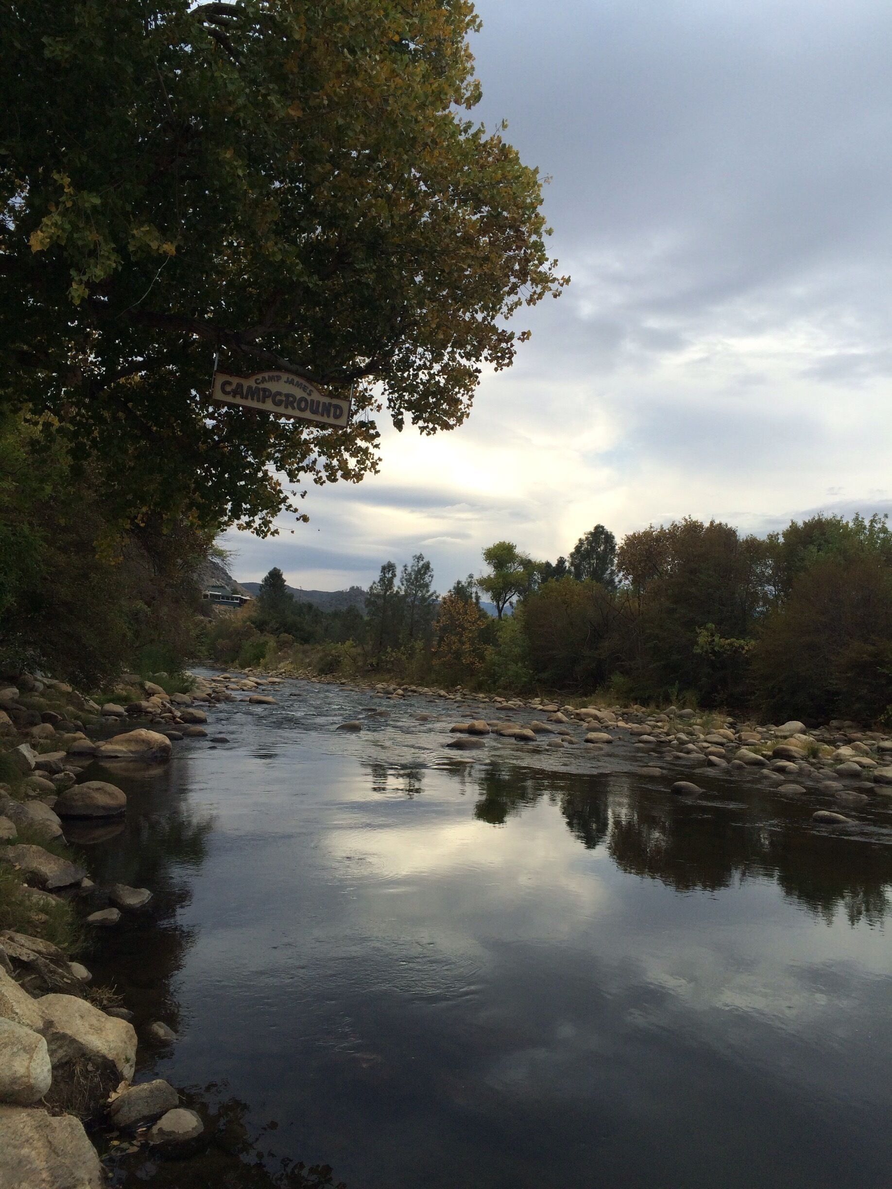 Camp James at the Kern River 