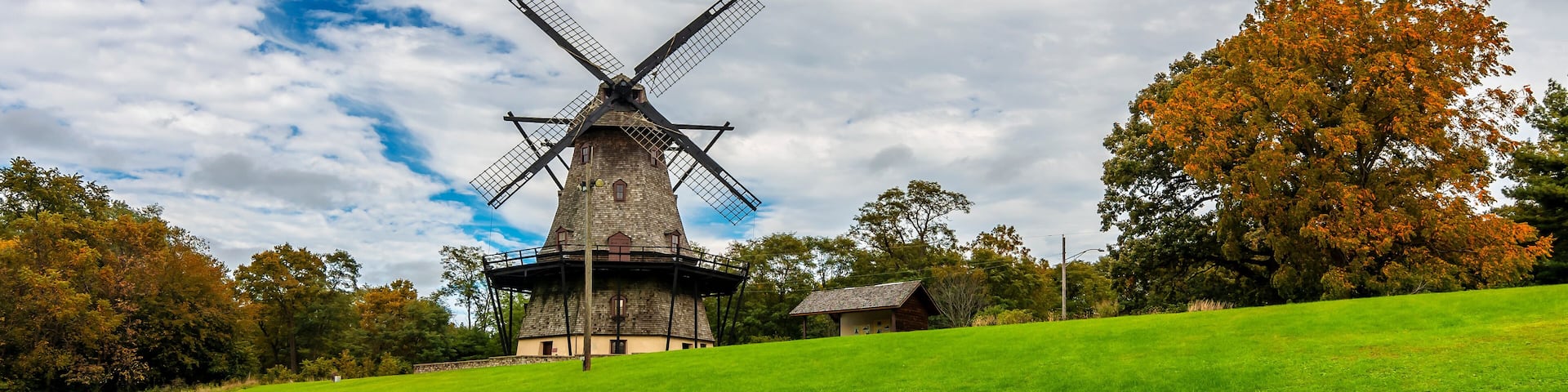 Fabyan Forest Preserve view in Illinois