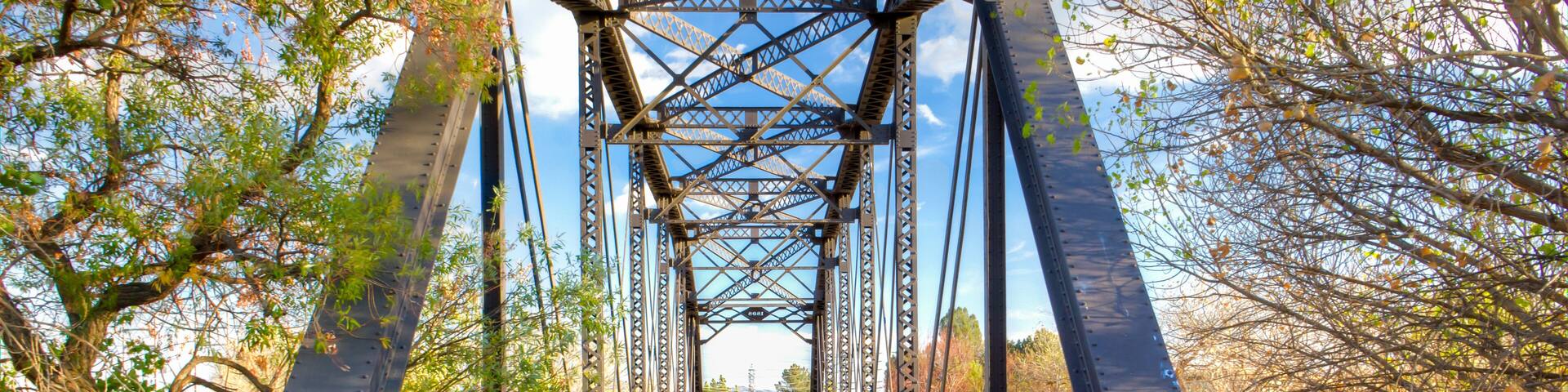 Railroad Bridge Over Iron Horse Trailhead