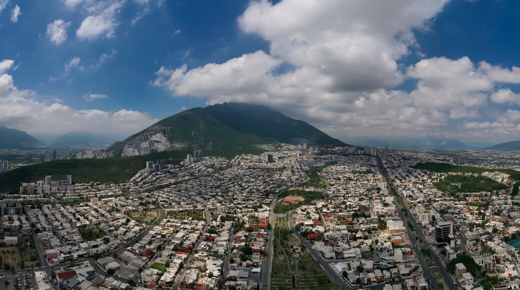 Panorámica aérea de Monterrey, México